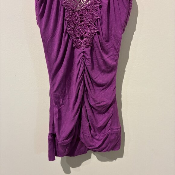 XOXO Bright Purple Y2K Camisole Top - Women's S - Picture 6 of 9